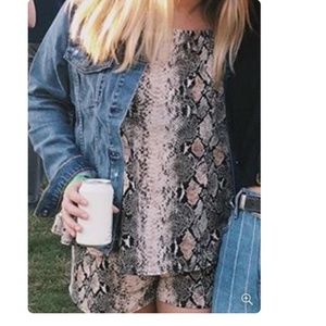 Snake Print Set
